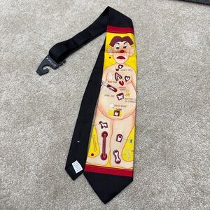 Ralph Marlin silk Necktie Tie Men's 3.75" x 56" operation doctor